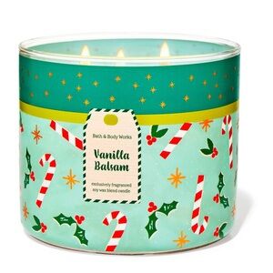 B&BW Vanilla Balsam 3 Wick Candle